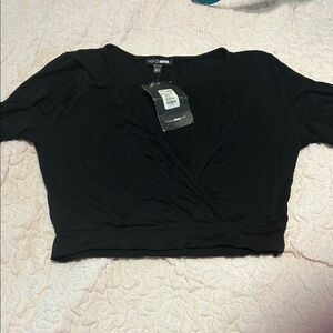 Fashion Nova Elegant Black Blouse